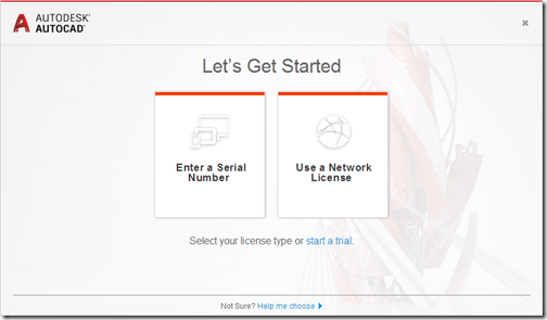 AutoCAD 2017 Select License Type