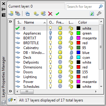 Enhanced Layer Properties Manager